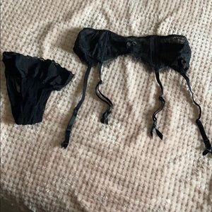 VS garter belt & stockings